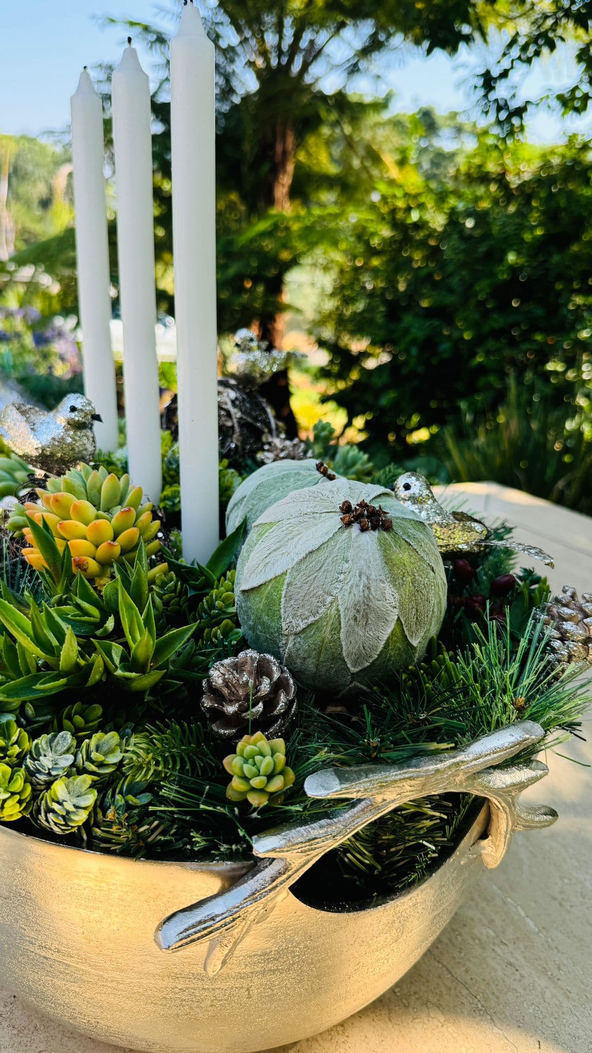 A curated garden styling moment — Grove House & Garden